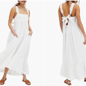 Free People Dress: free-est Isabella Ruffle Maxi Dress